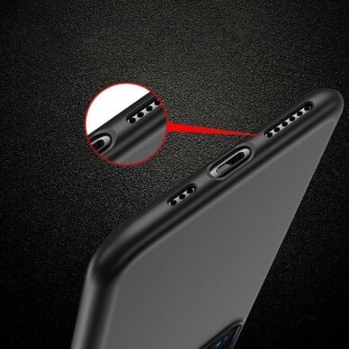 Silikoninis dėklas Samsung Galaxy A13 thin silicone cover juodas 4