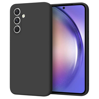 Silikoninis dėklas Samsung Galaxy A34 5G thin Silikoninis cover Juodas