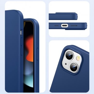 Silikoninis dėklas Ugreen Protective iPhone 13 mėlynas DZWT2129 5