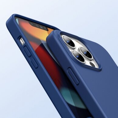 Silikoninis dėklas Ugreen Protective iPhone 13 Pro Max mėlynas DZWT2129 1