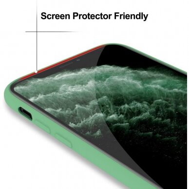 Silikonins Dėklas Dynamic Apple iPhone 15 Pro matcha žalias 3