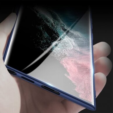 Silikonins Dėklas Guardian Samsung S928 S24 Ultra tamsiai mėlynas 3
