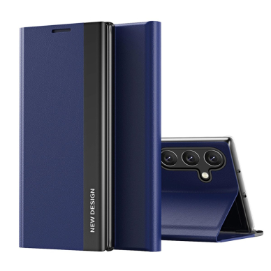 Sleep Case Pro dėklas su dangteliu ir pastatymo funkcija Samsung Galaxy A36 - mėlynas
