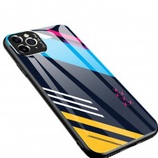 Spalvotas Apsauginis Dėklas Color Glass Iphone 11 Pro Max Pattern 2