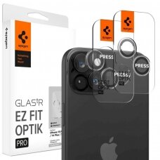 Spigen Glas.tR EZ Fit Optik Pro Kameros apsauga iPhone 15 / iPhone 15 Plus - 2 vnt.