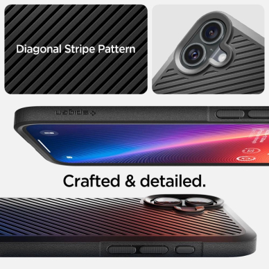 Spigen Core Armor iPhone 16 Dėklas - Matinis Juodas 6