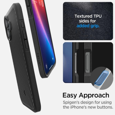 Spigen Core Armor iPhone 16 Dėklas - Matinis Juodas 7