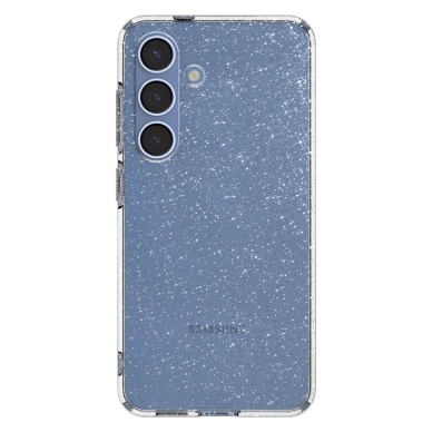 Spigen Liquid Crystal dėklas Samsung Galaxy S25 - permatomas su blizgučiais 1