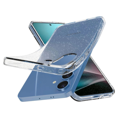 Spigen Liquid Crystal dėklas Samsung Galaxy S25 - permatomas su blizgučiais 4