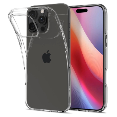 Spigen Liquid Crystal iPhone 16 Pro Dėklas - Permatomas