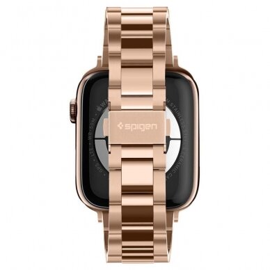 Spigen Modern Fit Bir dirželis Apple Watch 1/2/3/4/5/6 (38/40Mm) Rausvai auksinis 4