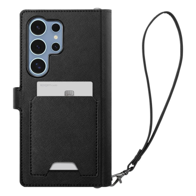 Spigen Piniginės tipo &quot;S&quot; Dėklas skirtas Samsung Galaxy S25 Ultra - Juodas 3