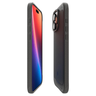 Spigen Sustiprintas Armor MagSafe Dėklas skirtas iPhone 16 Pro Max - Juodas 7