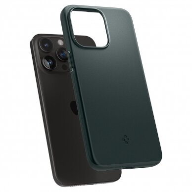 Spigen Thin Fit case for iPhone 15 Pro - green 7