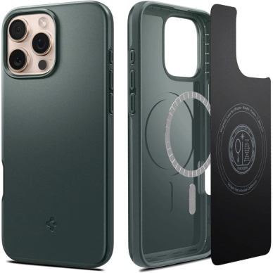 Spigen Thin Fit MagSafe Dėklas skirtas iPhone 16 Pro Max - Žalias