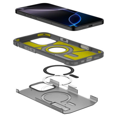 Spigen Tough Armor "T" Mag MagSafe dėklas iPhone 16 Pro Max - juodas 8