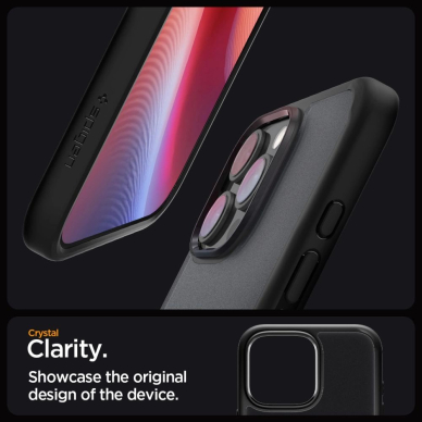 Spigen Ultra Hybrid Dėklas skirtas iPhone 16 Pro Max - Juodas 9