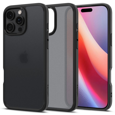 Spigen Ultra Hybrid Dėklas skirtas iPhone 16 Pro Max - Juodas
