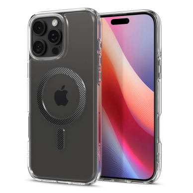 Spigen Ultra Hybrid Mag Dėklas with MagSafe Anglies pluošto skirtas iPhone 16 Pro Max - Tamsiai Pilkas 1