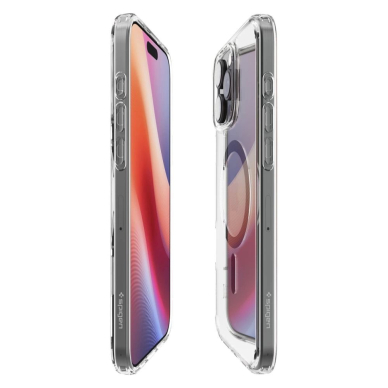 Spigen Ultra Hybrid Mag Dėklas with MagSafe Anglies pluošto skirtas iPhone 16 Pro Max - Tamsiai Pilkas 3