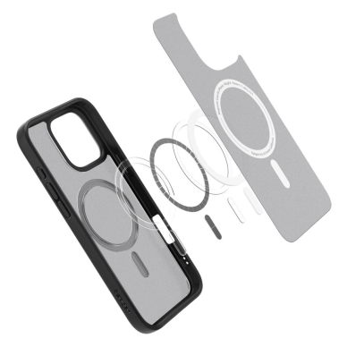 Spigen Ultra Hybrid Mag Dėklas with MagSafe skirtas iPhone 16 Pro Max - Juodas 3