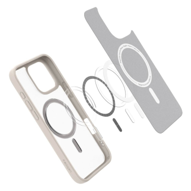 Spigen Ultra Hybrid Mag Dėklas with MagSafe skirtas iPhone 16 Pro Max - titanium 4