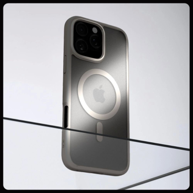 Spigen Ultra Hybrid Mag Dėklas with MagSafe skirtas iPhone 16 Pro Max - titanium 5