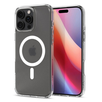 Spigen Ultra Hybrid Mag Dėklas with MagSafe skirtas iPhone 16 Pro - Permatomas 1