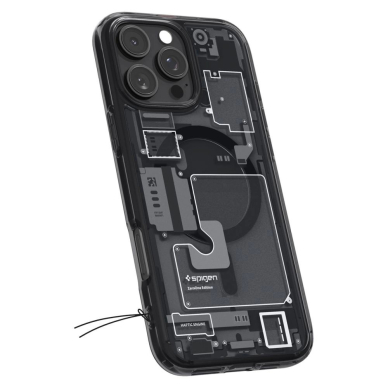 Spigen Ultra Hybrid Mag Dėklas with MagSafe Zero One skirtas iPhone 16 Pro Max - Tamsiai Pilkas 1