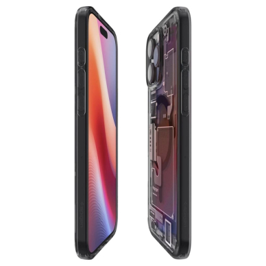 Spigen Ultra Hybrid Mag Dėklas with MagSafe Zero One skirtas iPhone 16 Pro Max - Tamsiai Pilkas 2