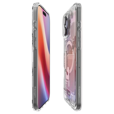 Spigen Ultra Hybrid Mag Dėklas with MagSafe Zero One skirtas iPhone 16 Pro Max - titanium 2