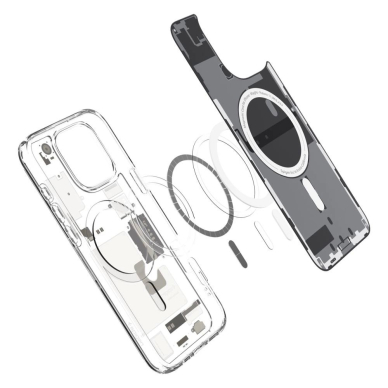 Spigen Ultra Hybrid Mag Dėklas with MagSafe Zero One skirtas iPhone 16 Pro Max - titanium 3