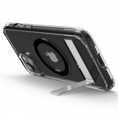 Spigen Ultra Hybrid S MagSafe case with stand for iPhone 15 Plus - black 5
