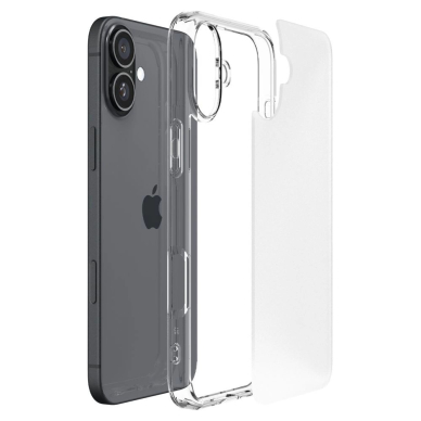 Spigen Ultra Hybrid skirtas iPhone 16 - Permatomas 7