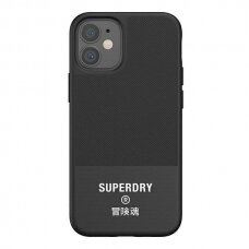 SuperDry Moulded Canvas iPhone 12 mini Case  Juodas 42584