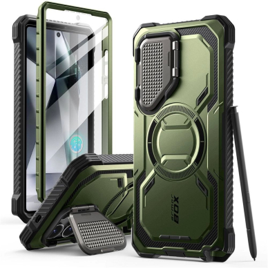 Supcase IBLSN Armorbox Mag Dėklas skirtas Samsung Galaxy S25 Ultra - Olive 1