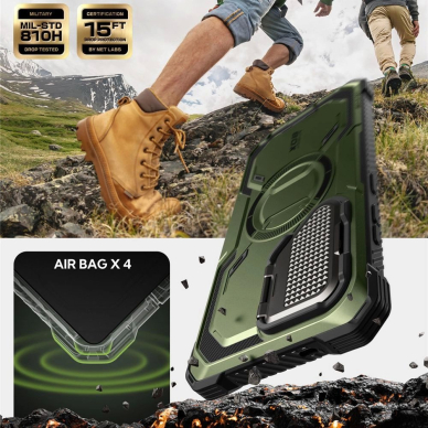 Supcase IBLSN Armorbox Mag Dėklas skirtas Samsung Galaxy S25 Ultra - Olive 2