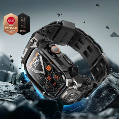 Supcase Unicorn Beetle Ore Dėklas skirtas Apple Watch Ultra 1 / 2 49mm - Juodas 2