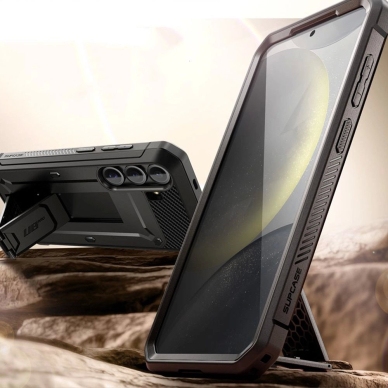 Supcase Unicorn Beetle Pro 2-set Dėklas skirtas Samsung Galaxy S25 - Juodas 2