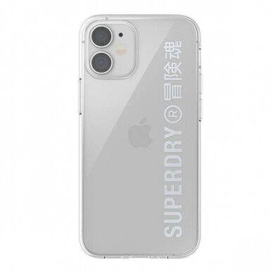 SuperDry Snap iPhone 12 mini Clear Case Permatomas 42590 1