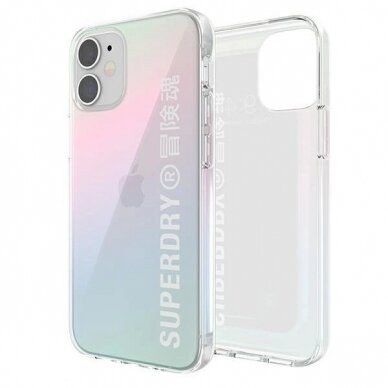 SuperDry Snap iPhone 12 mini Clear Case Spalvotas 42598 2