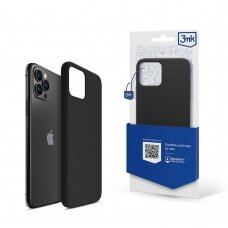 Telefono Dėklas Apple iPhone 11 Pro - 3mk Silicone Case Juodas KOW068