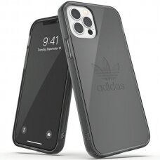 Telefono Dėklas Case ADIDAS - Protective Clear Case for iPhone 12/12 Pro Skaidrus Juodas KOW068