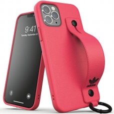 Telefono Dėklas iPhone 12/12 Pro Adidas Case  With finger holder - Raudonas KOW068