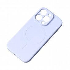 Telefono Dėklas MagSafe Compatible Silicone Case for iPhone 15 Pro Silicone Case - Mėlynas KOW068