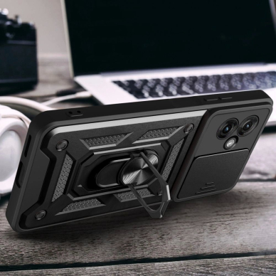 Tech-Protect CamShield Pro dėklas Motorola Moto G55 5G – juodas 5