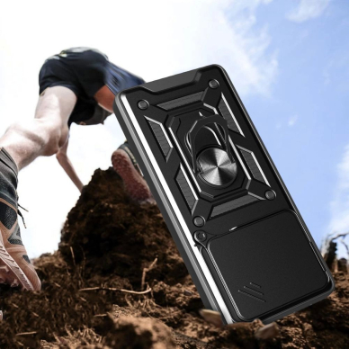 Tech-Protect CamShield Pro Dėklas skirtas Xiaomi Redmi Note 14 5G - Matinis Juodas 1