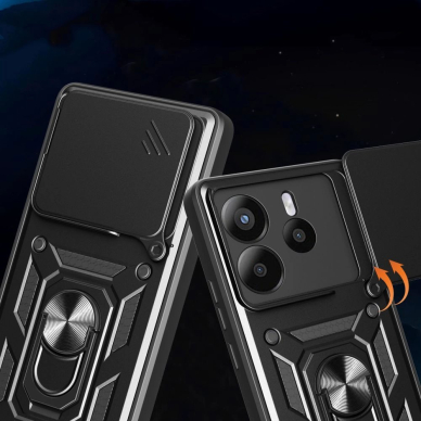 Tech-Protect CamShield Pro Dėklas skirtas Xiaomi Redmi Note 14 5G - Matinis Juodas 2