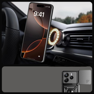 Tech-Protect CamShield Pro Dėklas skirtas Xiaomi Redmi Note 14 5G - Matinis Juodas 3