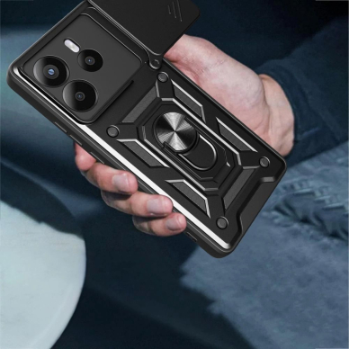 Tech-Protect CamShield Pro Dėklas skirtas Xiaomi Redmi Note 14 5G - Matinis Juodas 5